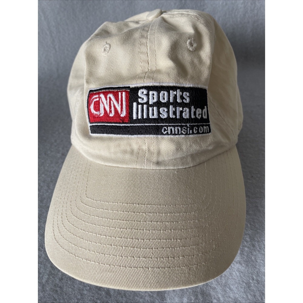 Vintage CNN Sports Illustrated Strap back Dad Hat‎ Retro Adjustable